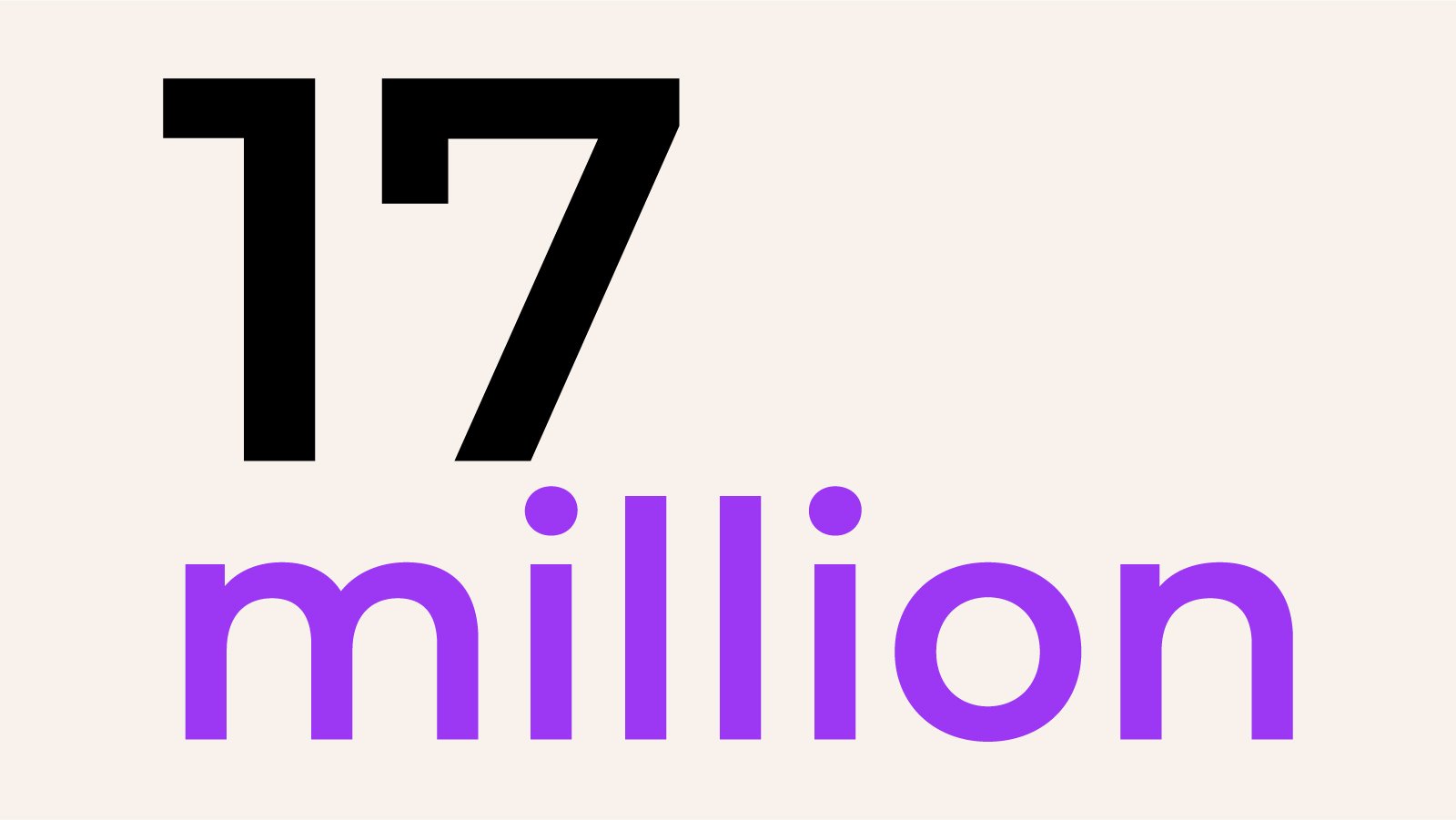 17 million