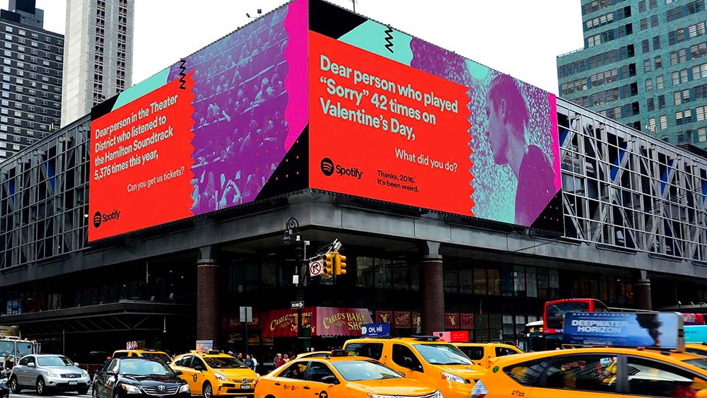 Spotify campaign: Thanks 2016, It’s been weird