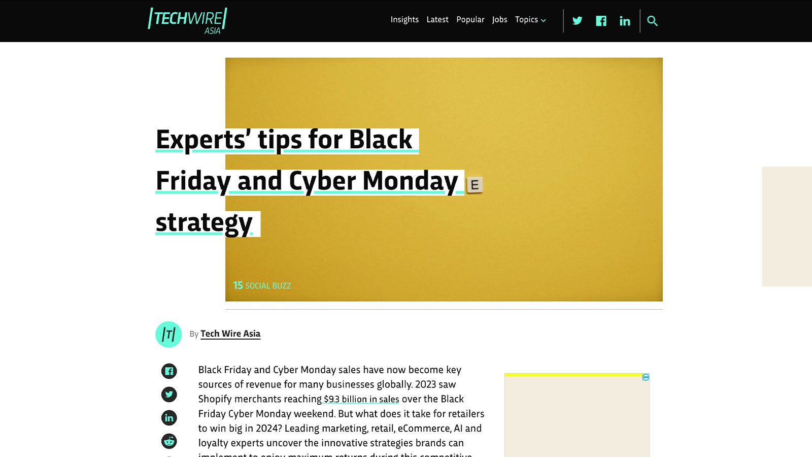 Tech Wire Asia - Expert Tips for Black Friday