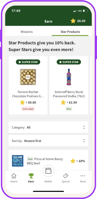 ASDA Rewards - Star Products