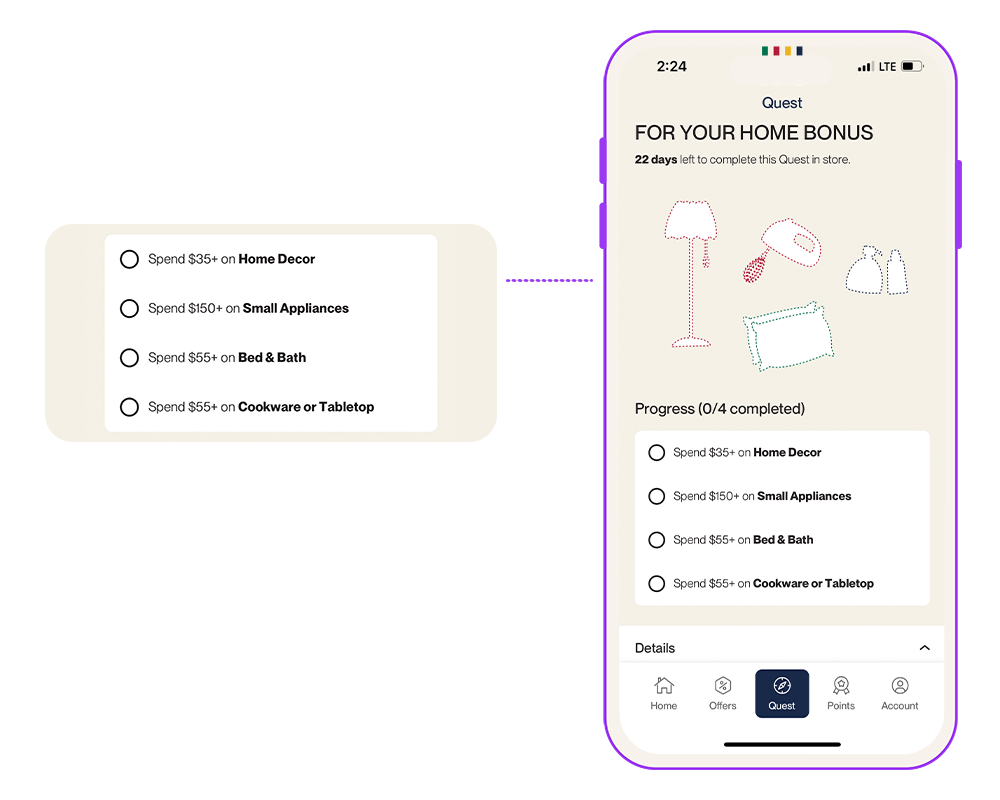 Hudson's Bay Rewards Quest Campaigns
